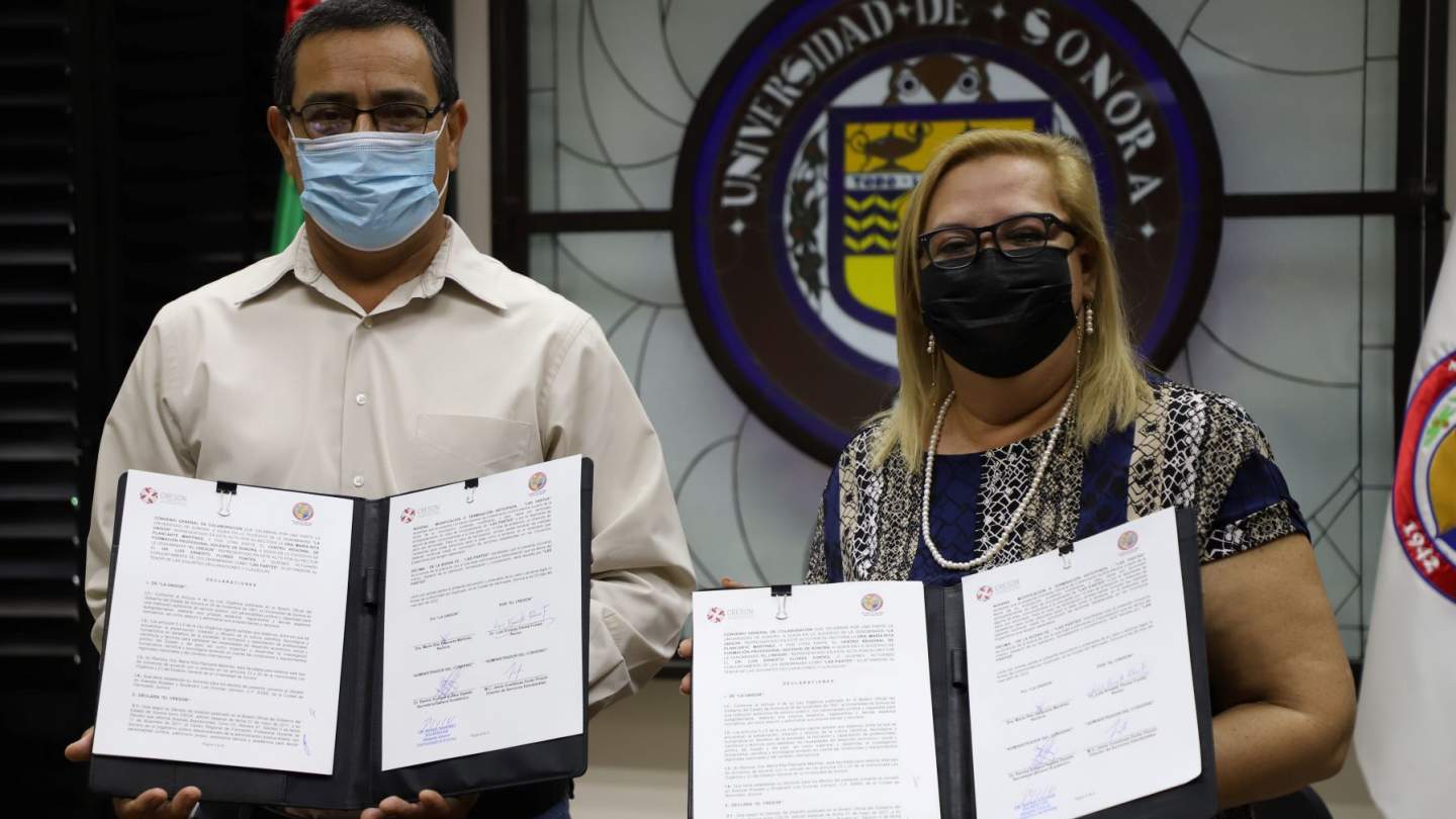 Fortalecerán Creson y Unison investigación y formación docente de ambas instituciones